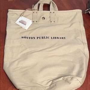 Boston Public Library Canvas Tote Bag
